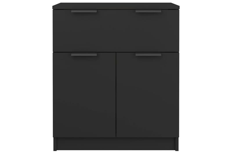 beBasic Skänk svart 60x30x70 cm konstruerat trä - Black - Förvaring - Förvaringsmöbler - Sideboard & skänk