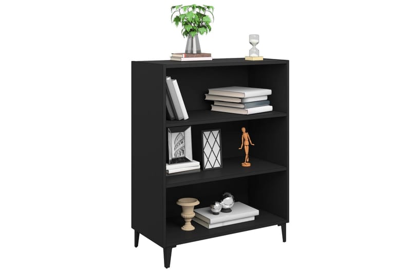 beBasic Skänk svart 69,5x32,5x90 cm konstruerat trä - Black - Förvaring - Förvaringsmöbler - Sideboard & skänk