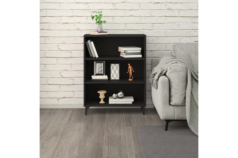 beBasic Skänk svart 69,5x32,5x90 cm konstruerat trä - Black - Förvaring - Förvaringsmöbler - Sideboard & skänk