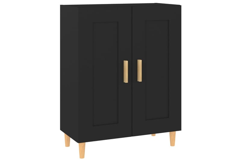 beBasic Skänk svart 69,5x34x90 cm konstruerat trä - Black - Sideboard & skänk