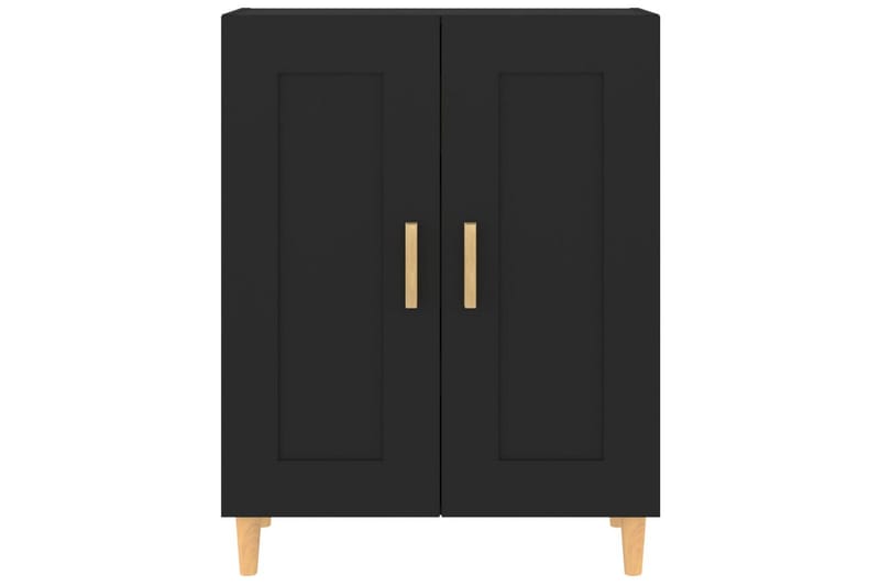 beBasic Skänk svart 69,5x34x90 cm konstruerat trä - Black - Förvaring - Förvaringsmöbler - Sideboard & skänk