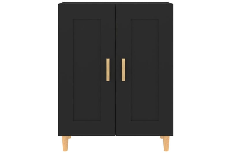 beBasic Skänk svart 69,5x34x90 cm konstruerat trä - Black - Sideboard & skänk