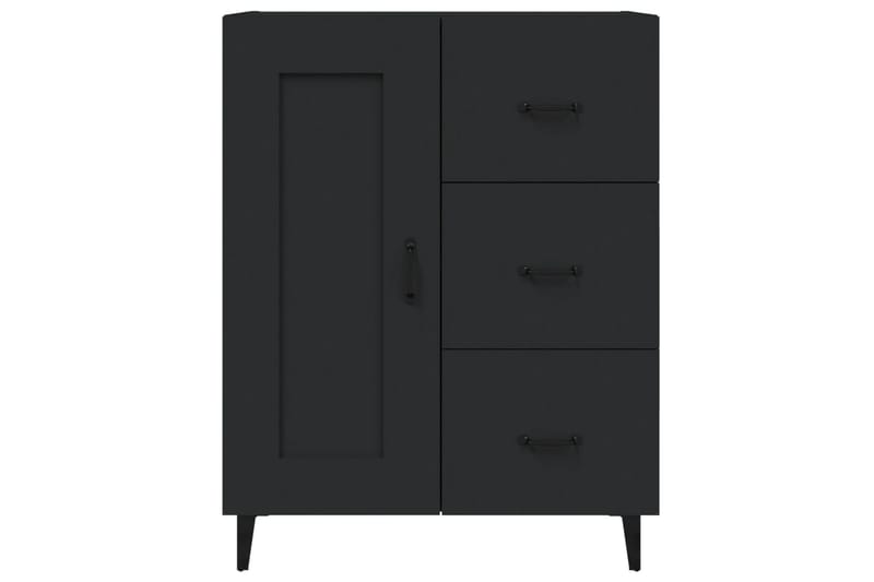 beBasic Skänk svart 69,5x34x90 cm konstruerat trä - Black - Sideboard & skänk