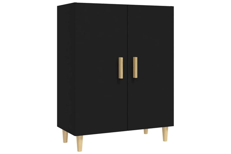 beBasic Skänk svart 70x34x90 cm konstruerat trä - Black - Förvaring - Förvaringsmöbler - Sideboard & skänk