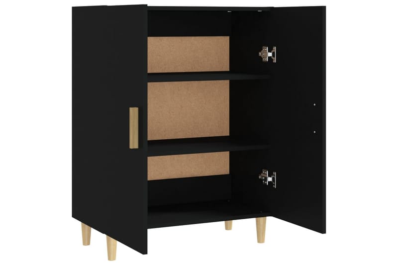 beBasic Skänk svart 70x34x90 cm konstruerat trä - Black - Förvaring - Förvaringsmöbler - Sideboard & skänk