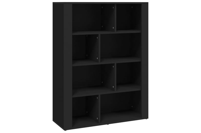 beBasic Skänk svart 80x30x106 cm konstruerat trä - Black - Förvaring - Förvaringsmöbler - Sideboard & skänk