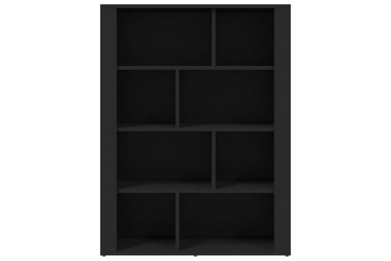 beBasic Skänk svart 80x30x106 cm konstruerat trä - Black - Sideboard & skänk