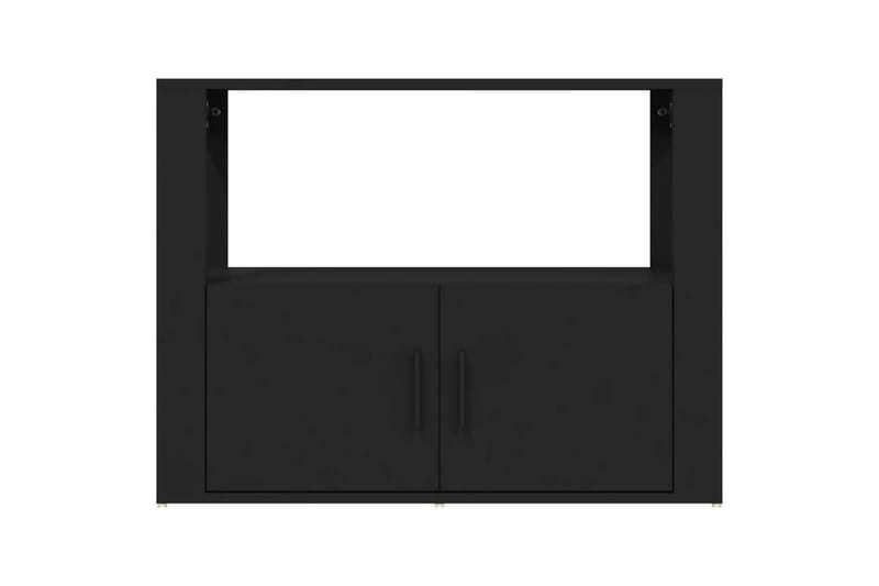 beBasic Skänk svart 80x30x60 cm konstruerat trä - Black - Sideboard & skänk