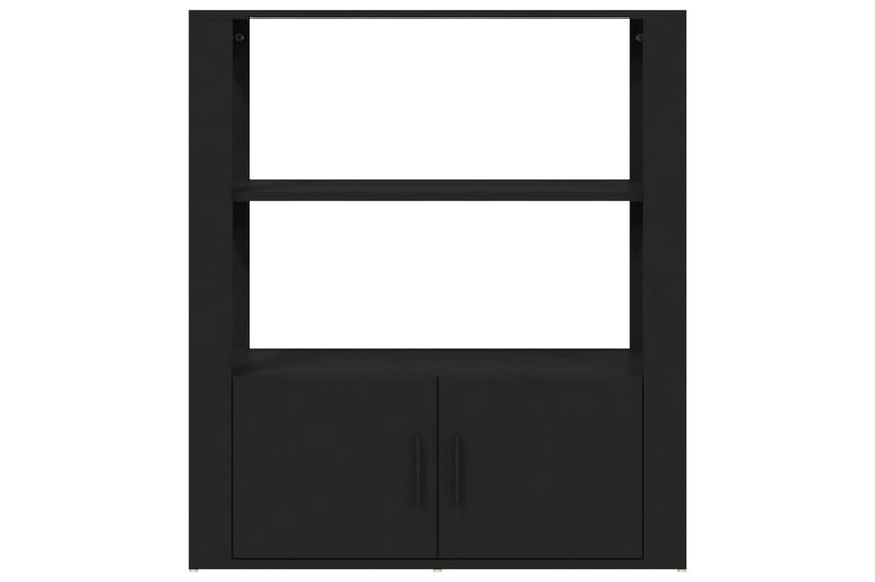 beBasic Skänk svart 80x30x90 cm konstruerat trä - Black - Förvaring - Förvaringsmöbler - Sideboard & skänk