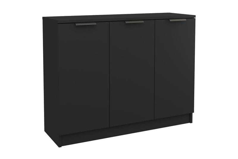 beBasic Skänk svart 90,5x30x70 cm konstruerat trä - Black - Sideboard & skänk