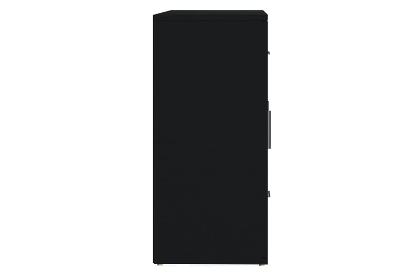 beBasic Skänk svart 91x29,5x65 cm konstruerat trä - Black - Förvaring - Förvaringsmöbler - Sideboard & skänk
