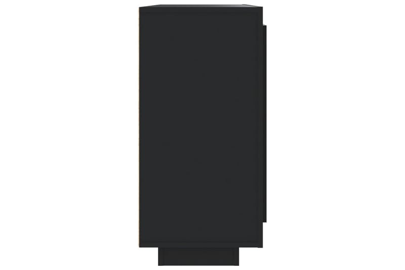 beBasic Skänk svart 92x35x75 cm konstruerat trä - Black - Sideboard & skänk