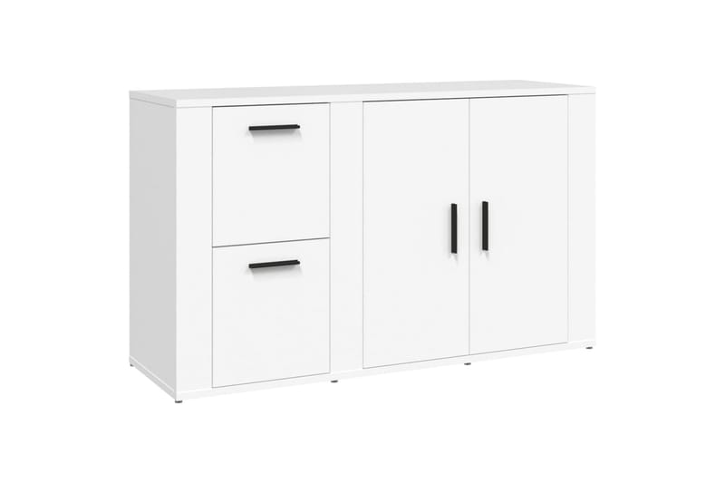 beBasic Skänk vit 100x33x59,5 cm konstruerat trä - White - Sideboard & skänk