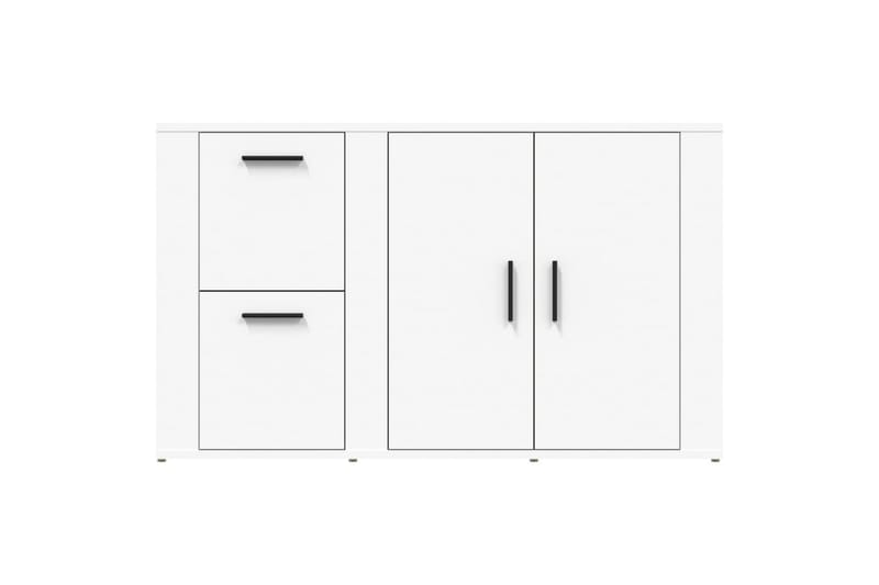 beBasic Skänk vit 100x33x59,5 cm konstruerat trä - White - Sideboard & skänk