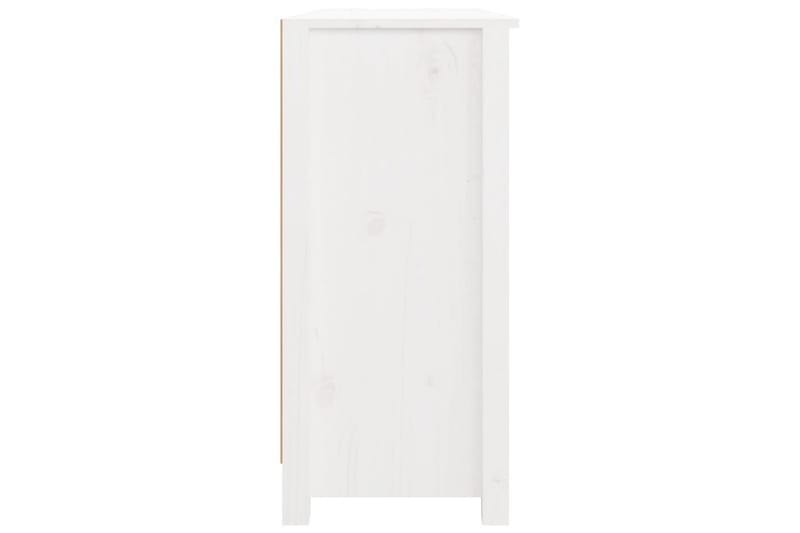 beBasic Skänk vit 100x35x74 cm massiv furu - White - Förvaring - Förvaringsmöbler - Sideboard & skänk