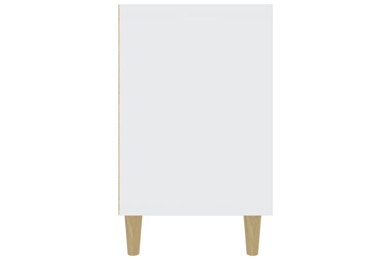 beBasic Skänk vit 100x36x60 cm konstruerat trä - White - Förvaring - Förvaringsmöbler - Sideboard & skänk