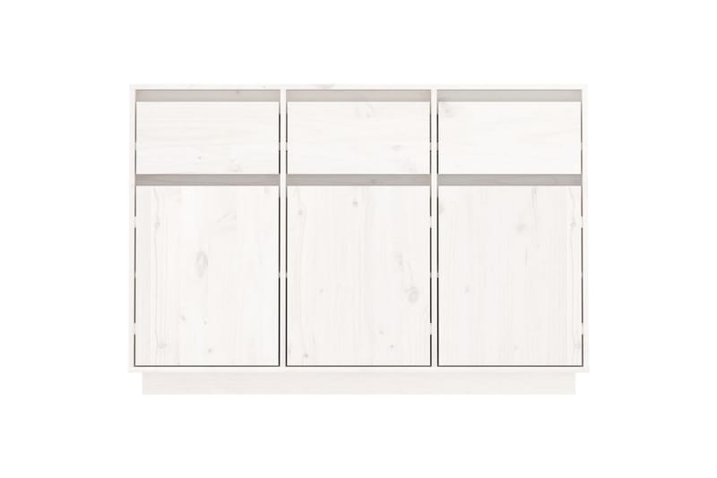 beBasic Skänk vit 110x34x75 cm massiv furu - White - Förvaring - Förvaringsmöbler - Sideboard & skänk