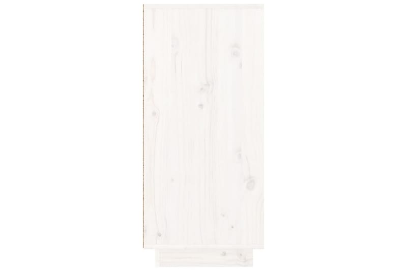 beBasic Skänk vit 110x34x75 cm massiv furu - White - Förvaring - Förvaringsmöbler - Sideboard & skänk