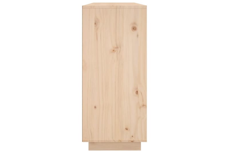 beBasic Skänk vit 120x35x80 cm massiv furu - Brown - Förvaring - Förvaringsmöbler - Sideboard & skänk