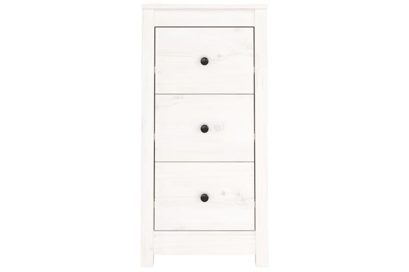 beBasic Skänk vit 40x35x80 cm massiv furu - White - Förvaring - Förvaringsmöbler - Sideboard & skänk