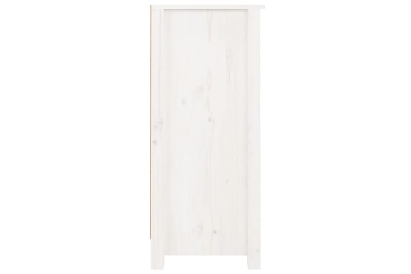 beBasic Skänk vit 40x35x80 cm massiv furu - White - Förvaring - Förvaringsmöbler - Sideboard & skänk