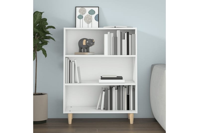 beBasic Skänk vit 69,5x32,5x90 cm konstruerat trä - White - Förvaring - Förvaringsmöbler - Sideboard & skänk