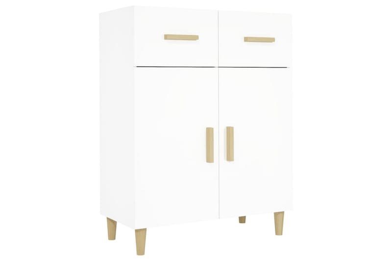 beBasic Skänk vit 69,5x34x89 cm konstruerat trä - White - Sideboard & skänk