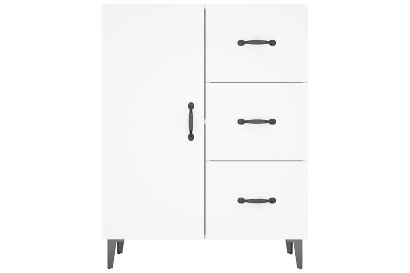 beBasic Skänk vit 69,5x34x90 cm konstruerat trä - White - Förvaring - Förvaringsmöbler - Sideboard & skänk
