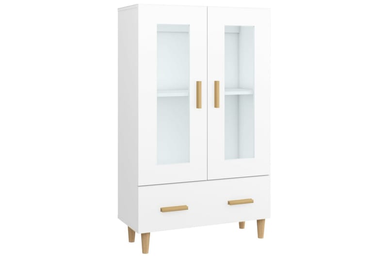 beBasic Skänk vit 70x31x115 cm konstruerat trä - White - Förvaring - Förvaringsmöbler - Sideboard & skänk