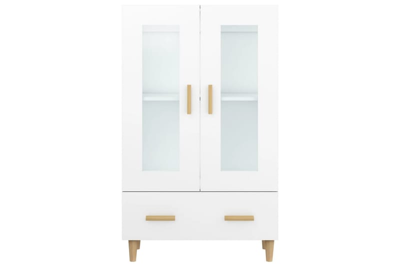 beBasic Skänk vit 70x31x115 cm konstruerat trä - White - Sideboard & skänk