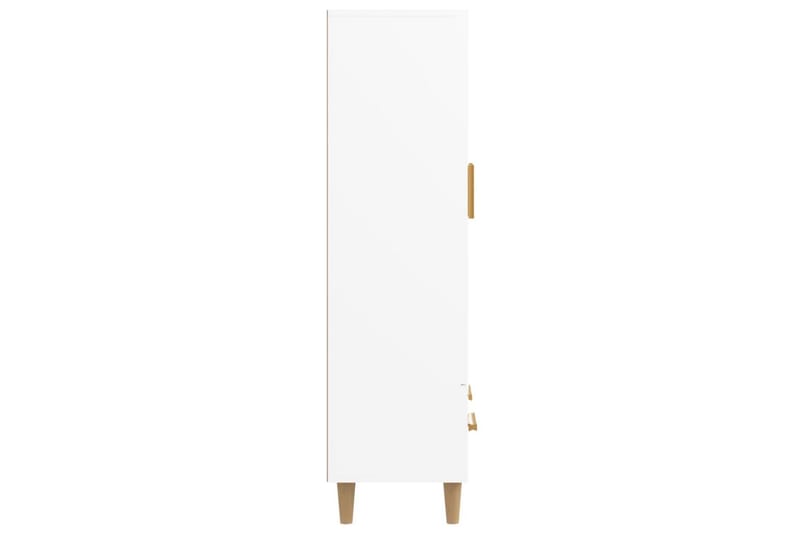 beBasic Skänk vit 70x31x115 cm konstruerat trä - White - Sideboard & skänk