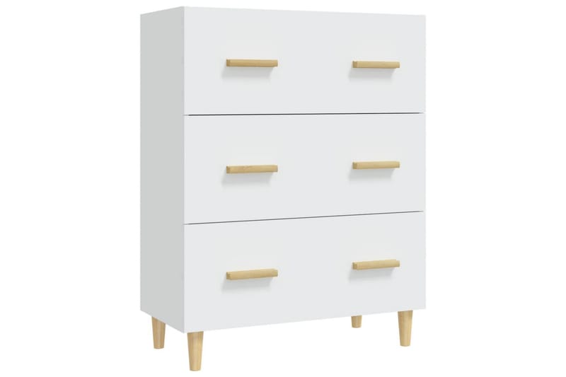 beBasic Skänk vit 70x34x90 cm konstruerat trä - White - Förvaring - Förvaringsmöbler - Sideboard & skänk