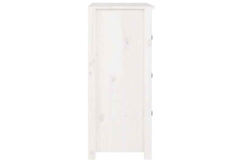 beBasic Skänk vit 70x35x80 cm massiv furu - White - Förvaring - Förvaringsmöbler - Sideboard & skänk