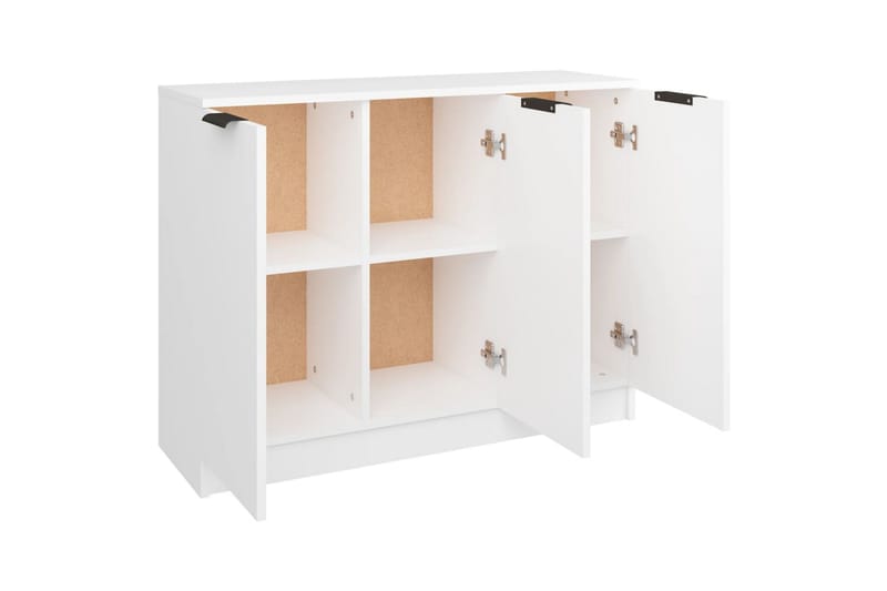beBasic Skänk vit 90,5x30x70 cm konstruerat trä - White - Förvaring - Förvaringsmöbler - Sideboard & skänk