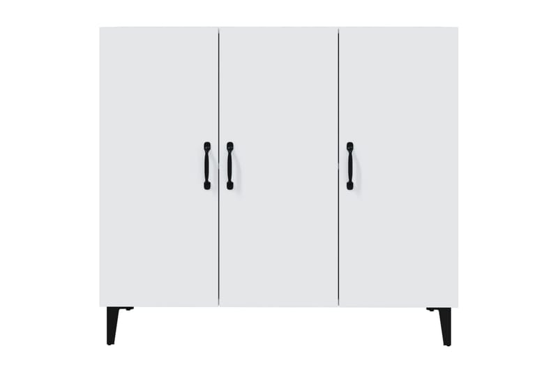 beBasic Skänk vit 90x34x80 cm konstruerat trä - White - Förvaring - Förvaringsmöbler - Sideboard & skänk