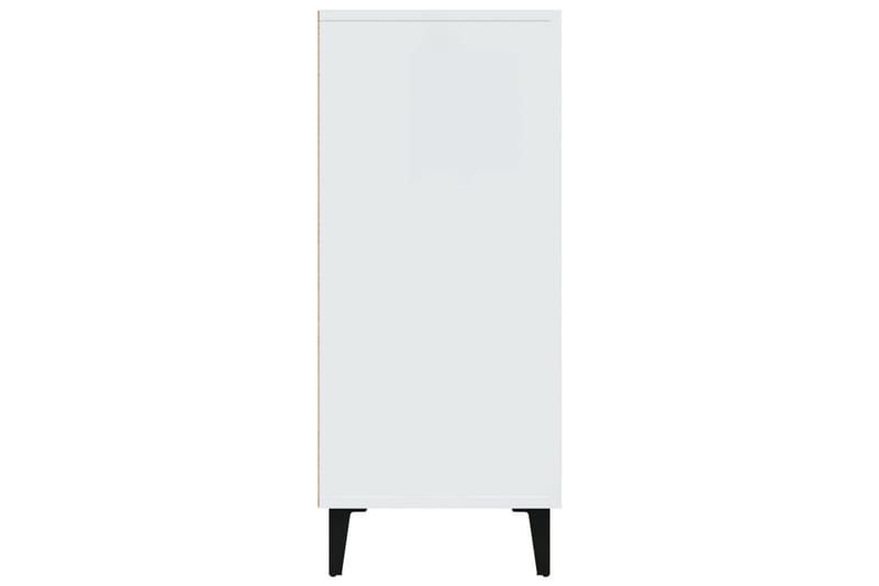 beBasic Skänk vit 90x34x80 cm konstruerat trä - White - Förvaring - Förvaringsmöbler - Sideboard & skänk
