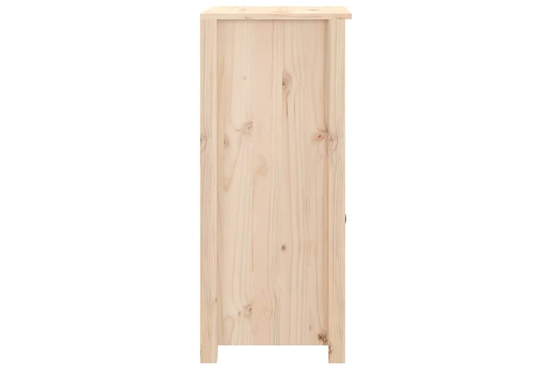 beBasic Skänkar 2 st 40x35x80 cm massiv furu - Brown - Förvaring - Förvaringsmöbler - Sideboard & skänk