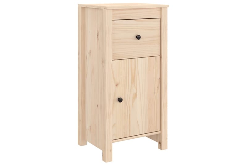 beBasic Skänkar 2 st 40x35x80 cm massiv furu - Brown - Förvaring - Förvaringsmöbler - Sideboard & skänk