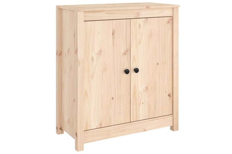 beBasic Skänkar 2 st 70x35x80 cm massiv furu - Brown - Förvaring - Förvaringsmöbler - Sideboard & skänk