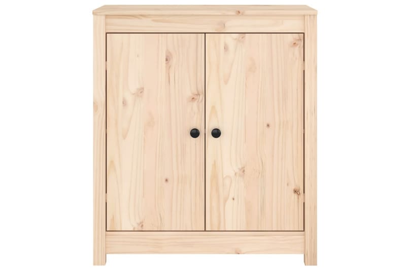 beBasic Skänkar 2 st 70x35x80 cm massiv furu - Brown - Förvaring - Förvaringsmöbler - Sideboard & skänk