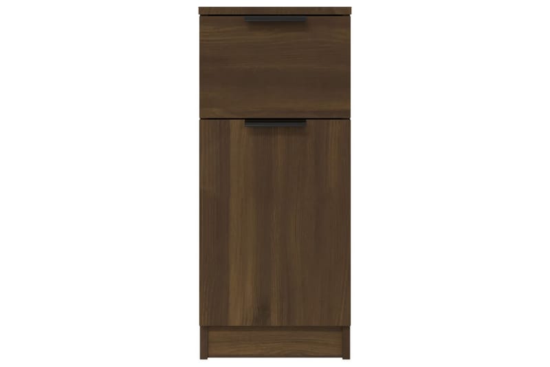 beBasic Skänkar 2 st brun ek 30x30x70 cm konstruerat trä - Brown - Förvaring - Förvaringsmöbler - Sideboard & skänk