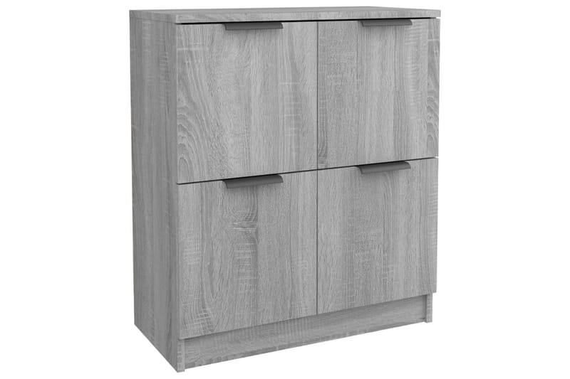 beBasic Skänkar 2 st grå sonoma 60x30x70 cm konstruerat trä - Grey - Förvaring - Förvaringsmöbler - Sideboard & skänk