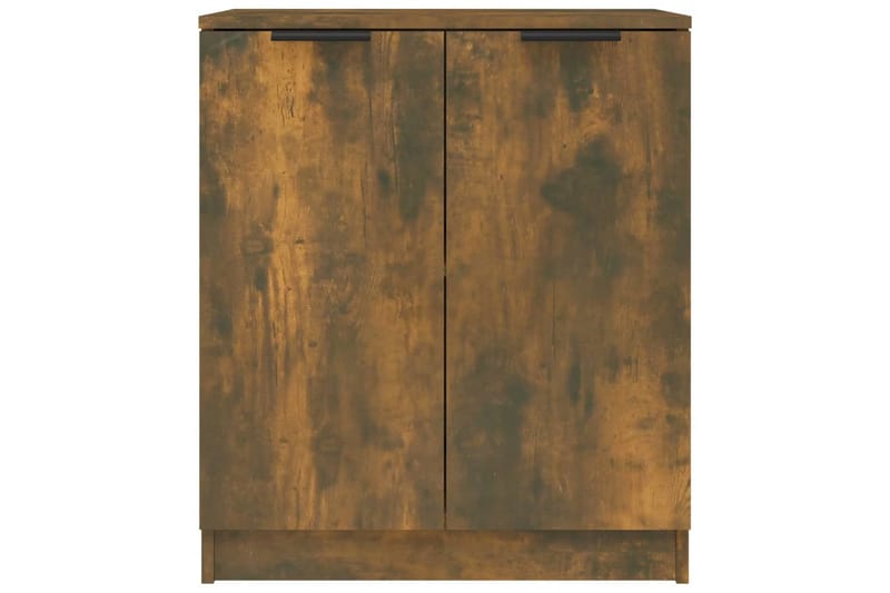 beBasic Skänkar 2 st rökfärgad ek 60x30x70 cm konstruerat trä - Brown - Förvaring - Förvaringsmöbler - Sideboard & skänk