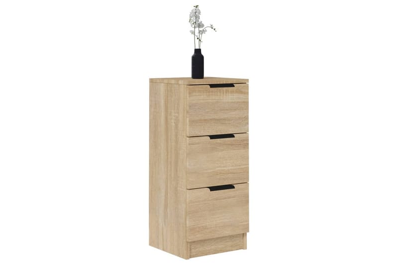 beBasic Skänkar 2 st sonoma-ek 30x30x70 cm konstruerat trä - Brown - Förvaring - Förvaringsmöbler - Sideboard & skänk