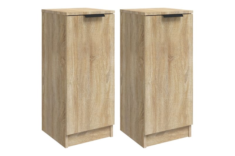 beBasic Skänkar 2 st sonoma-ek 30x30x70 cm konstruerat trä - Brown - Förvaring - Förvaringsmöbler - Sideboard & skänk