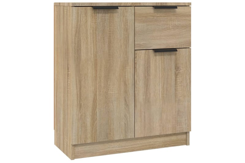 beBasic Skänkar 2 st sonoma-ek 60x30x70 cm konstruerat trä - Brown - Förvaring - Förvaringsmöbler - Sideboard & skänk
