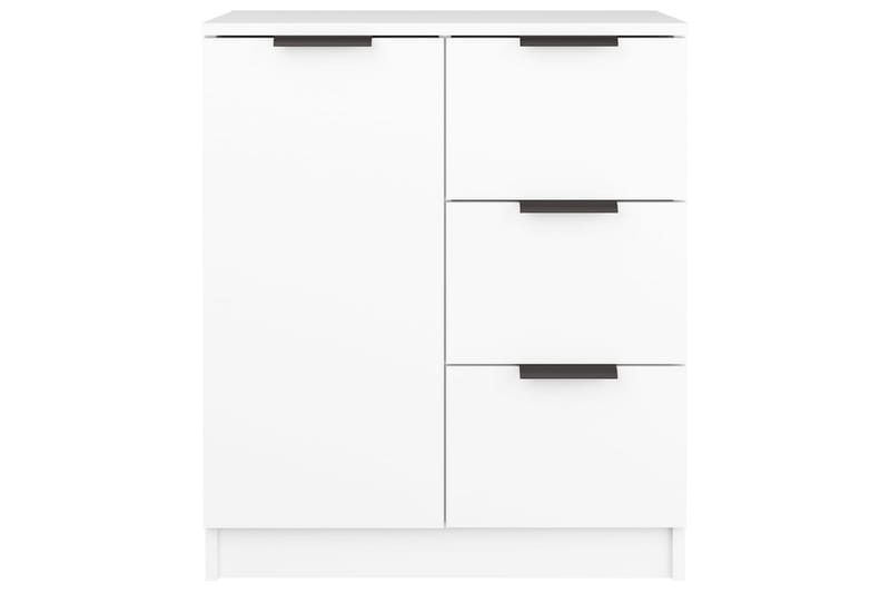 beBasic Skänkar 2 st vit 60x30x70 cm konstruerat trä - White - Sideboard & skänk