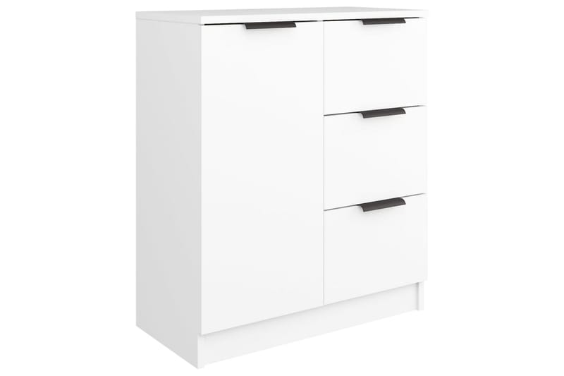 beBasic Skänkar 2 st vit 60x30x70 cm konstruerat trä - White - Sideboard & sk�änk