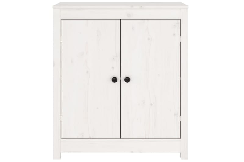 beBasic Skänkar 2 st vit 70x35x80 cm massiv furu - White - Förvaring - Förvaringsmöbler - Sideboard & skänk