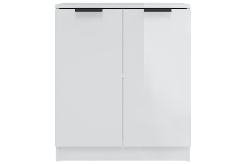 beBasic Skänkar 2 st vit högglans 60x30x70 cm konstruerat trä - White - Sideboard & skänk